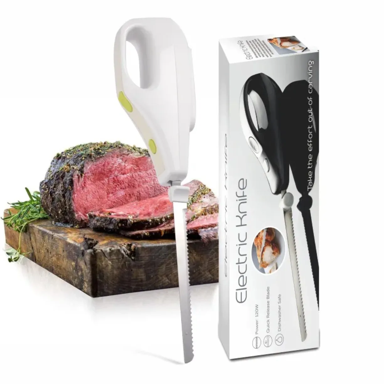 electric bread baking stainless steel sawtooth cutting bread knife sawing meat knife sponge cutting knife