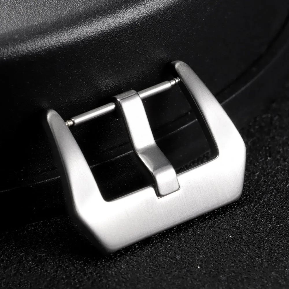 304 สแตนเลสสตีลนาฬิกาสําหรับ Panerai PAM Universal Watch Band Clasp Matte & Polished Solid Pin Buckle 16/18 /20/22/24/26 มม.