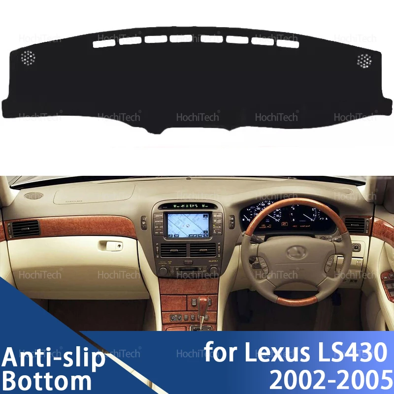 Auto Dashboard Abdeckung Vermeiden Licht Pad Instrument Plattform Abdeckung Matte Teppich Für Lexus LS430 2002 2003 2004 2005 Zubehör