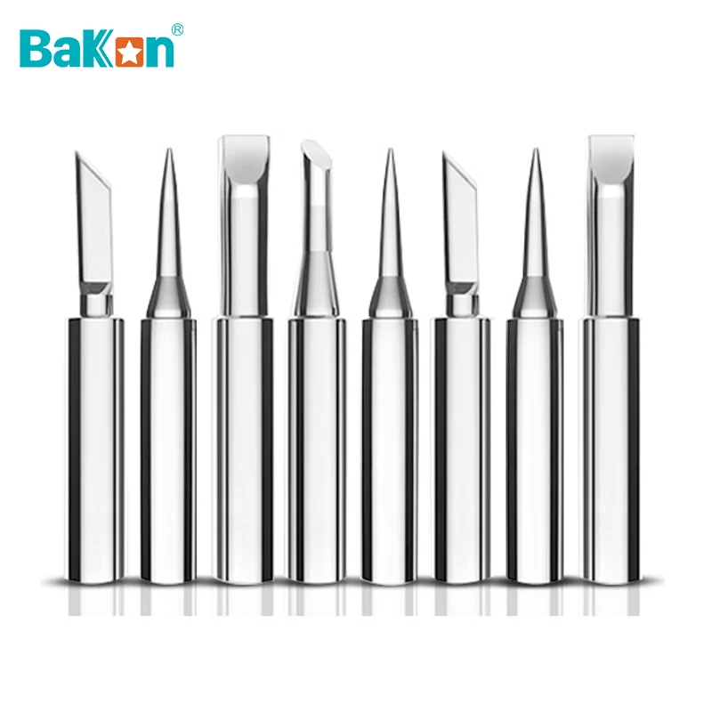 Bakon BK900M Soldering Iron Tip Welding Head K/SK/B/2B/LB/0.8C/2C/3C/4C/5C/1.2D/1.6D/2.4D/3.2D Lead Free Tin Welder Tips