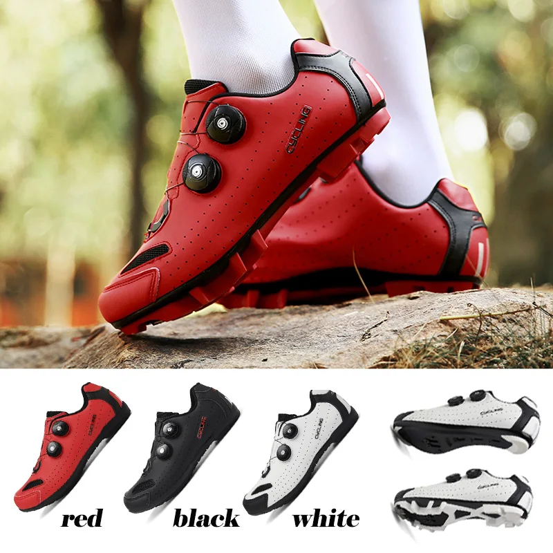 

Men's Cycling Shoes Bike Sneakers Ultra-light Cleat Non-slip MTB Mountain Biking Shoes Bicycle Spd road footwear speed shoes