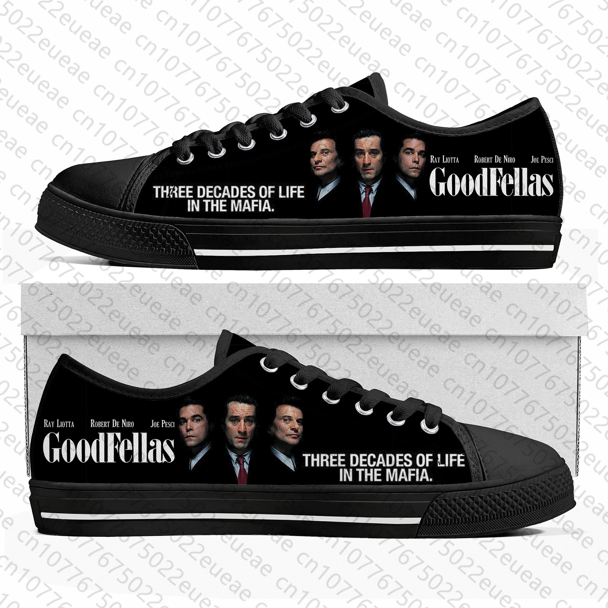 Goodfellas Low Top Sneakers Mens Womens Teenager High Quality Robert De Niro Canvas Sneaker couple Casual Shoes Customize Shoe