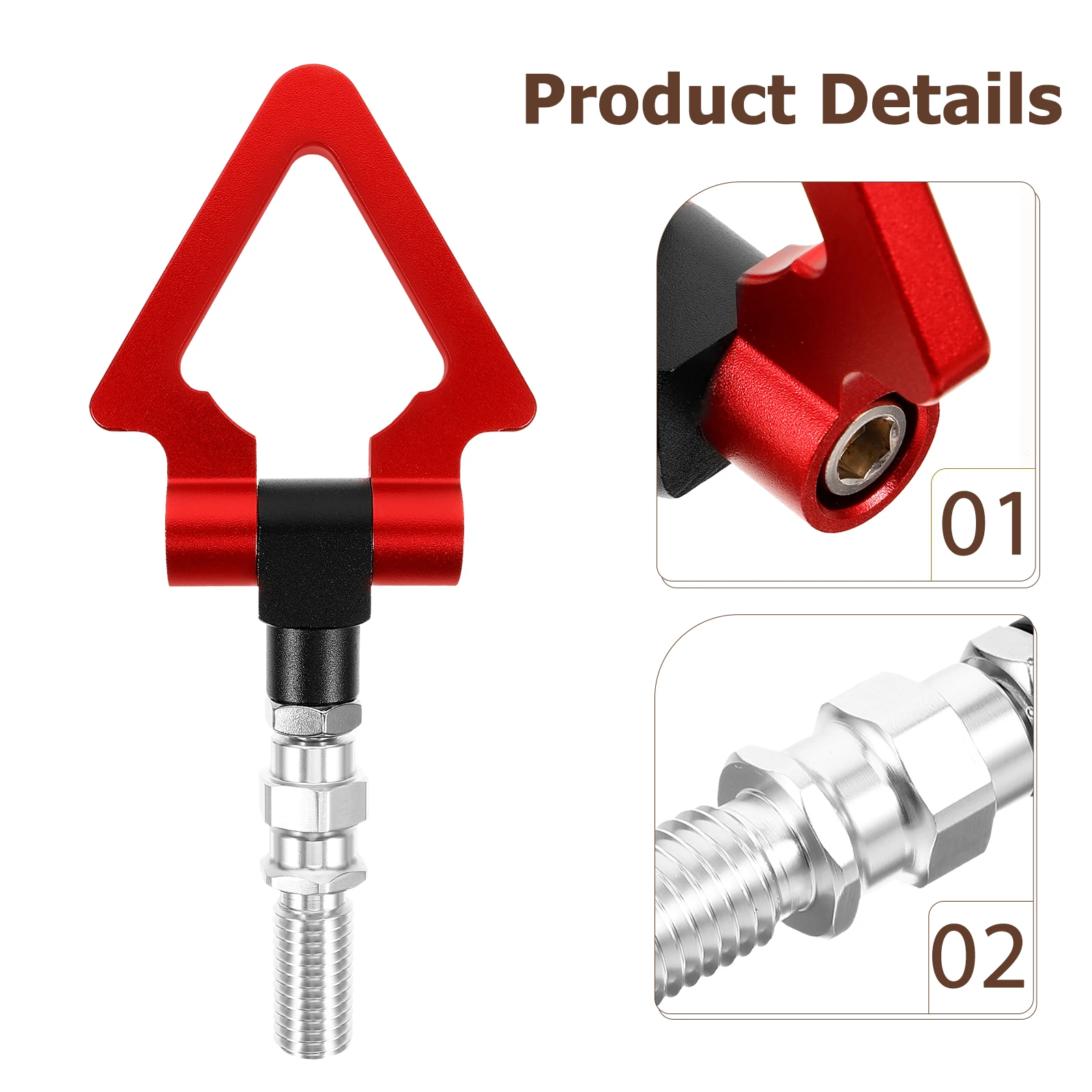

Aluminum Alloy Car Tow Hooks Heavy Duty Universal Japanese Models Reliable Towing Capacity Easy Installation Trailer Hooks