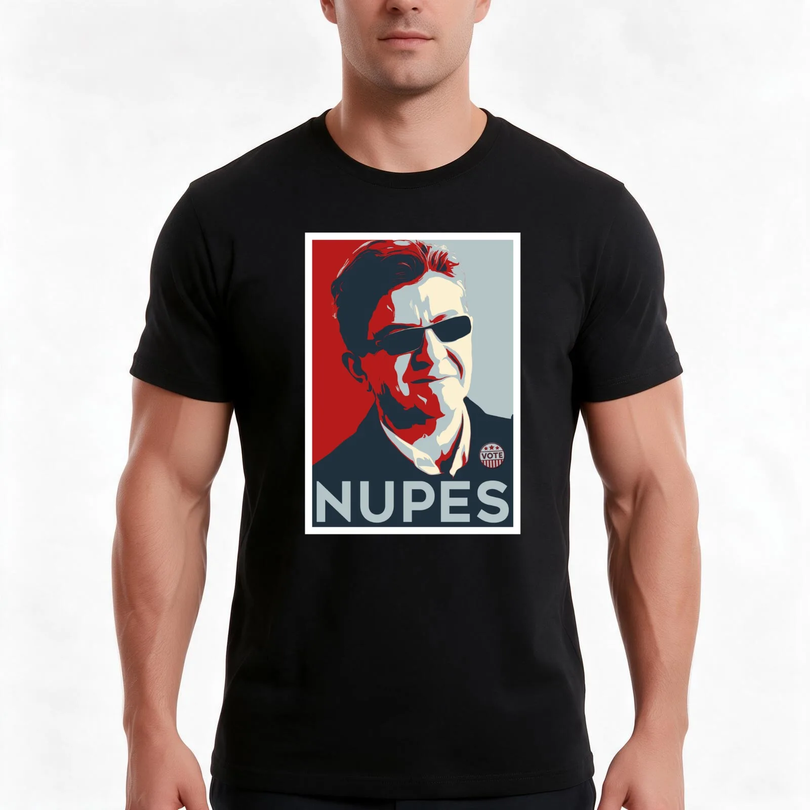 Nupes Jean-Luc Melenchon JLM election legislative T-Shirt, Summer Casual Cotton Tee, Oversized Streetwear Tops, Unisex Men Women