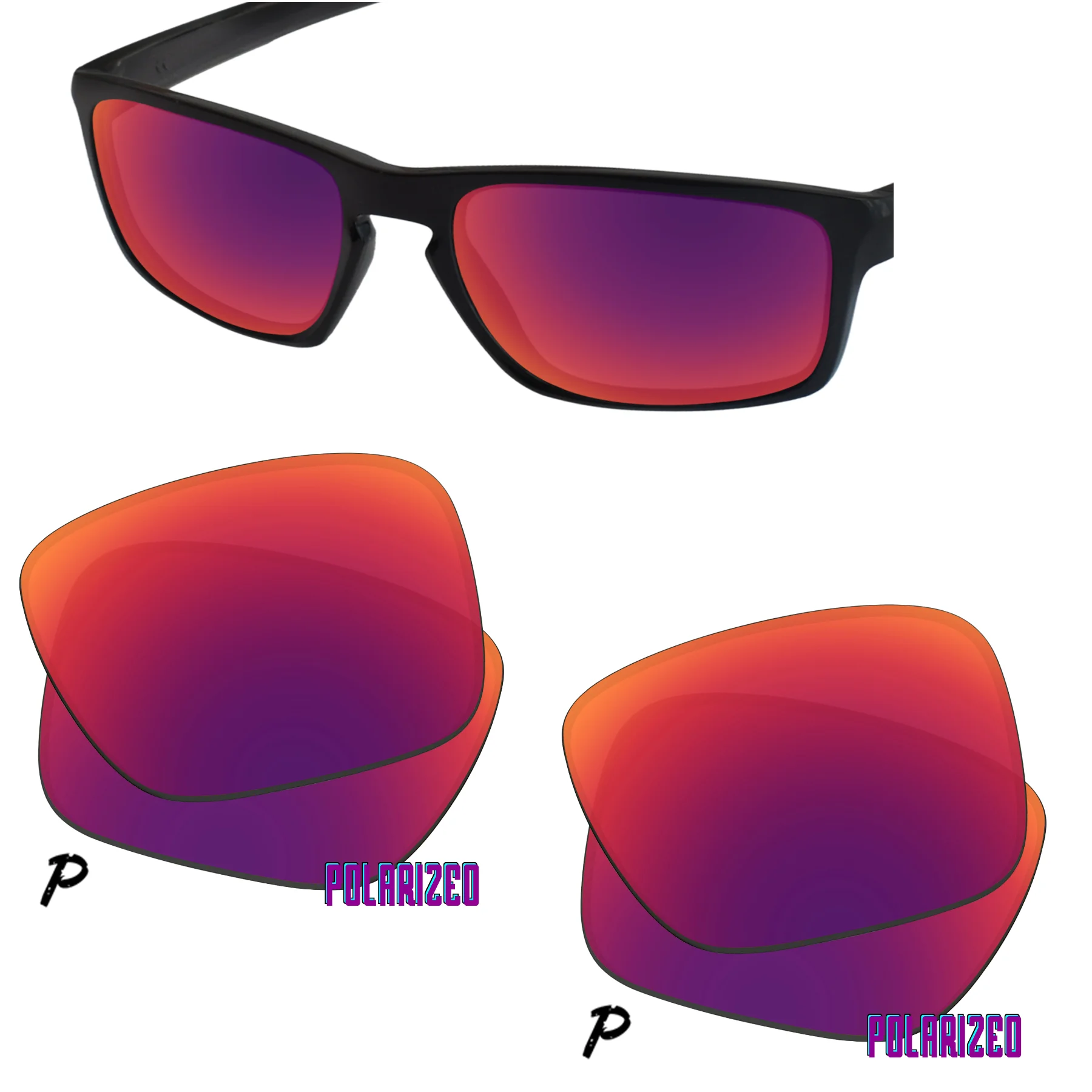 

SunglassDoctor Polarized Replacement Lenses for Oakley Sliver OO9262 | Sliver Asian Fit | Sliver Folding | Sliver Foldable Frame