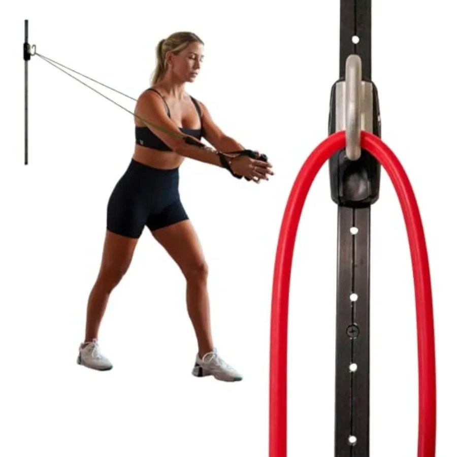 Space Saver Gym Resistance Bands Exercise Equipment for at Home Fitness Workout Resistance Band Wall Anchor for Kinetic Bands w
