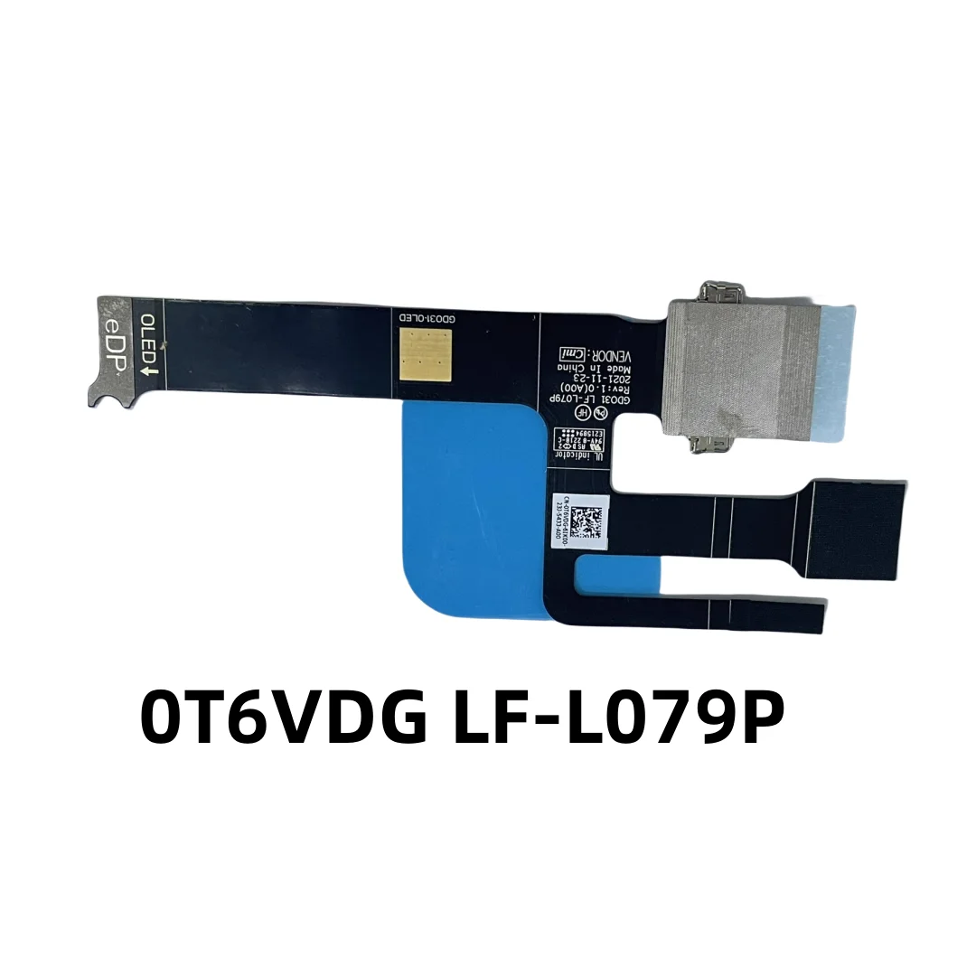 

For Dell XPS13 9320 Plus 2023 3.5K Oled LCD screen Video cable 0T6VDG LF-L079P