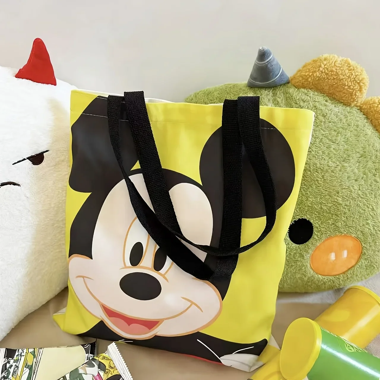 1pc Disney Mickey Minnie large-capacity storage bag, an ideal item for neat organization, suitable for home and kitchen storage view 2