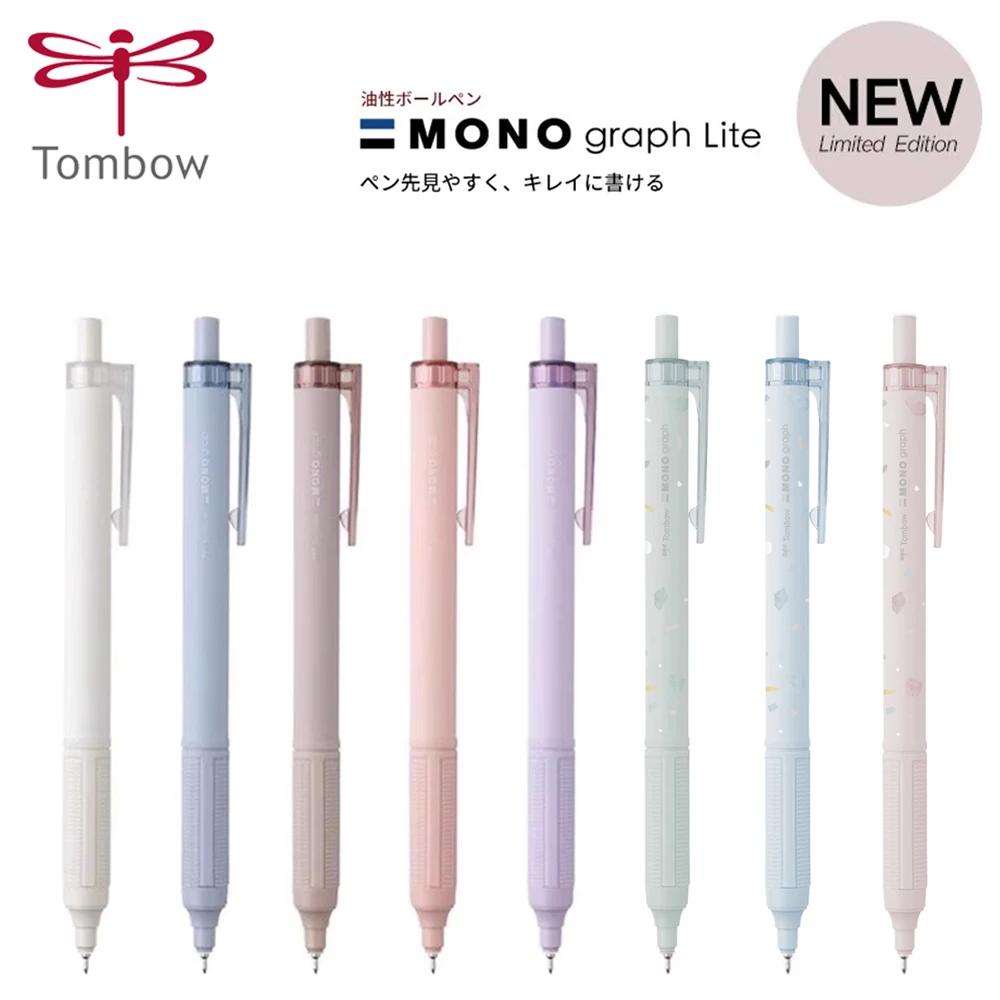 

1Pcs TOMBOW MONO Ballpoint Pen Smoky Color Limited Medium Oil Pen 0.5graph Low Viscosity 0.5mm School Supplies Stationery