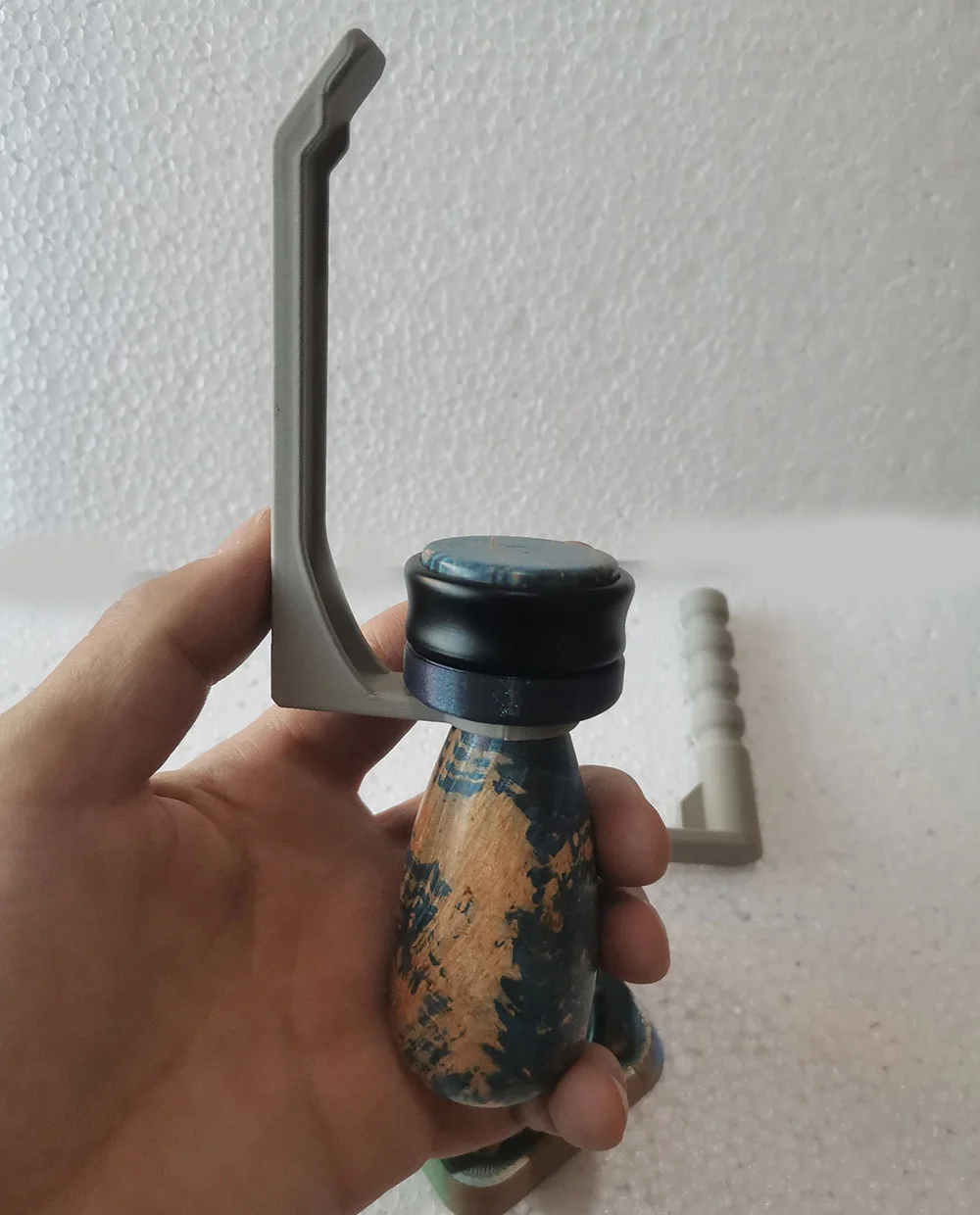Model Miniature Painting Handle Grip with Rotating Coloring Wheel For Model Figures Coloring Portable Hand-held Grip DIY