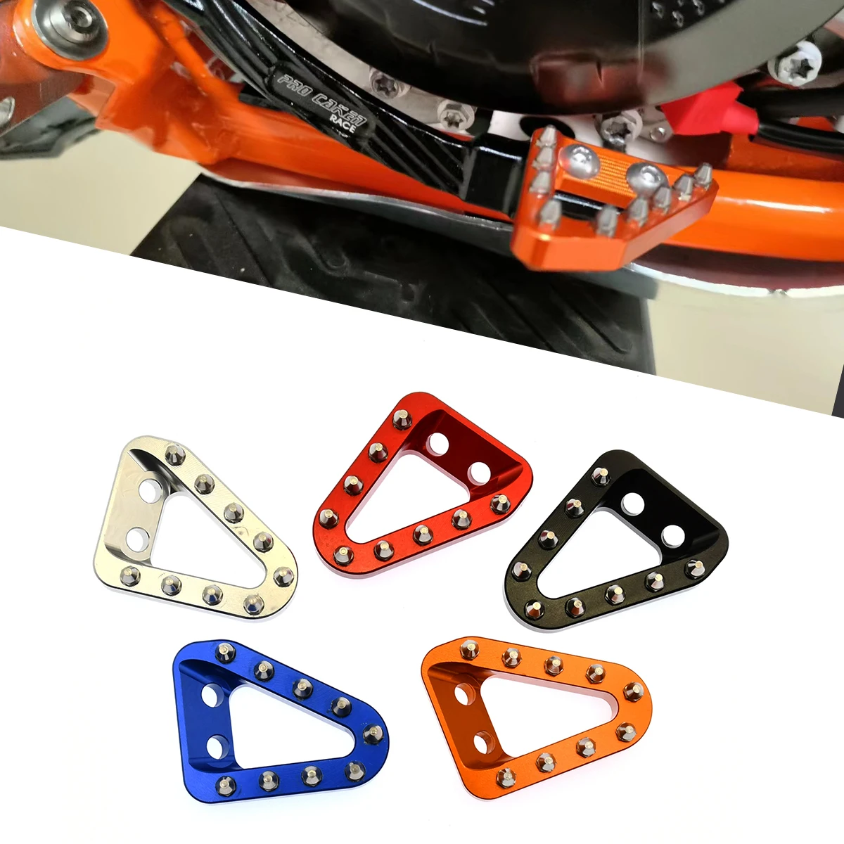 

2024 для EC250 EC300 EX250 EX300 MC250 MC300 газовая Задняя Тормозная педаль CNC для KTM EXC SXF SX TE FE TC FC TX запчасти