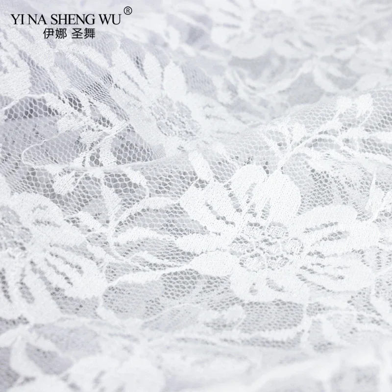 Dla Dziewczynek Koronkowa Spódniczka Baletowa dla Niemowląt i Dzieci Spódniczka do Ćwiczeń Tańca Elastyczna Spódniczka do Występów Baletowych Biała Czarna Różowa