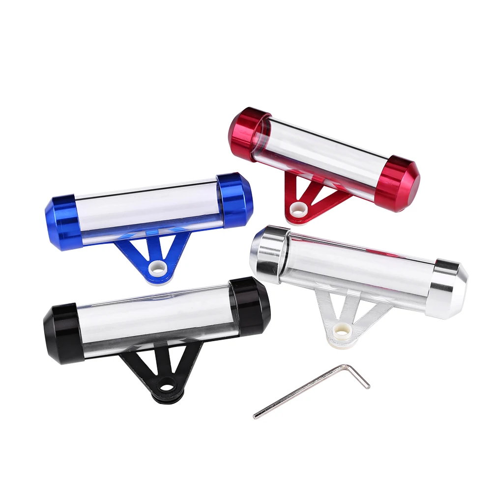 Motorcycle Motorbike Secure Tax Disc Tube Cylindrical Holder Frame Waterproof Motorcycle Tax Tube