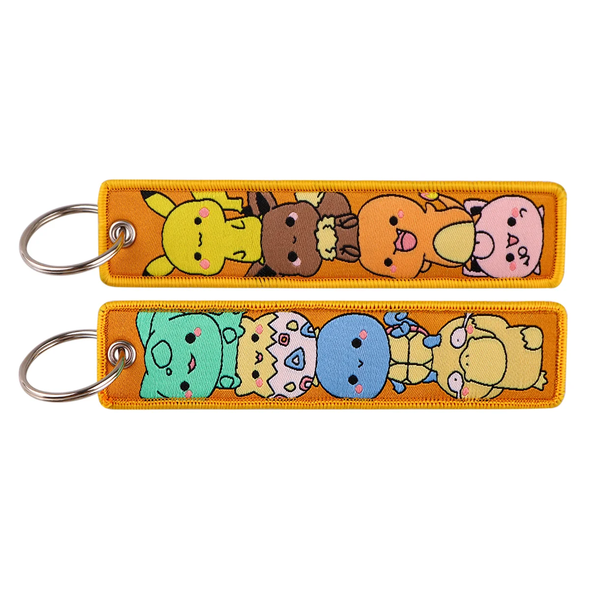 Niedliche Stickerei Schlüsselanhänger Anime Spiel Schlüsselanhänger für Motorräder Autos Schlüsselanhänger Schlüsselanhänger Schlüsselanhänger Schlüsselanhänger Chaveiro Schmuck