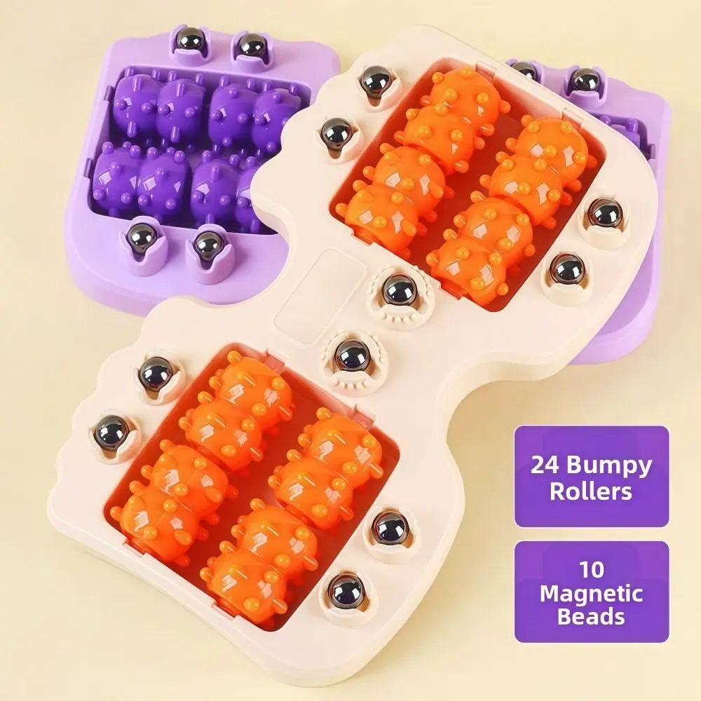 Rolo massageador de pés de pata de gato, terapia de acupressão, alívio da dor, massageador de ponto de acupuntura, circulação melhorada, portátil