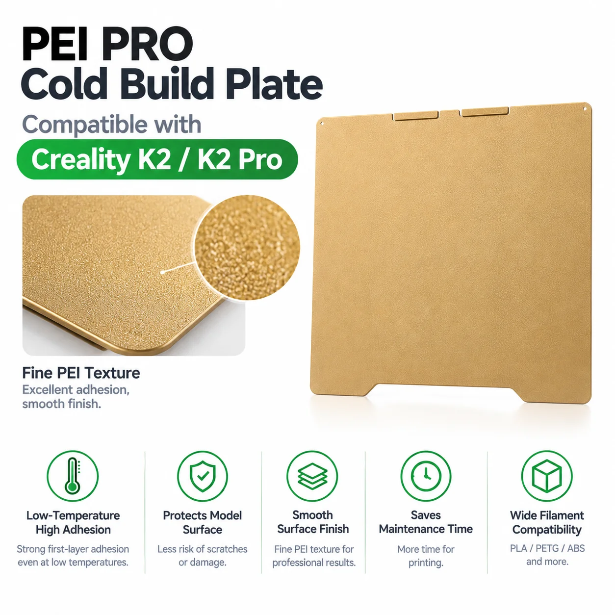 Creality K2 K2 Pro용 PEI PRO 콜드 - Pei Sheet 리뷰 및 가격