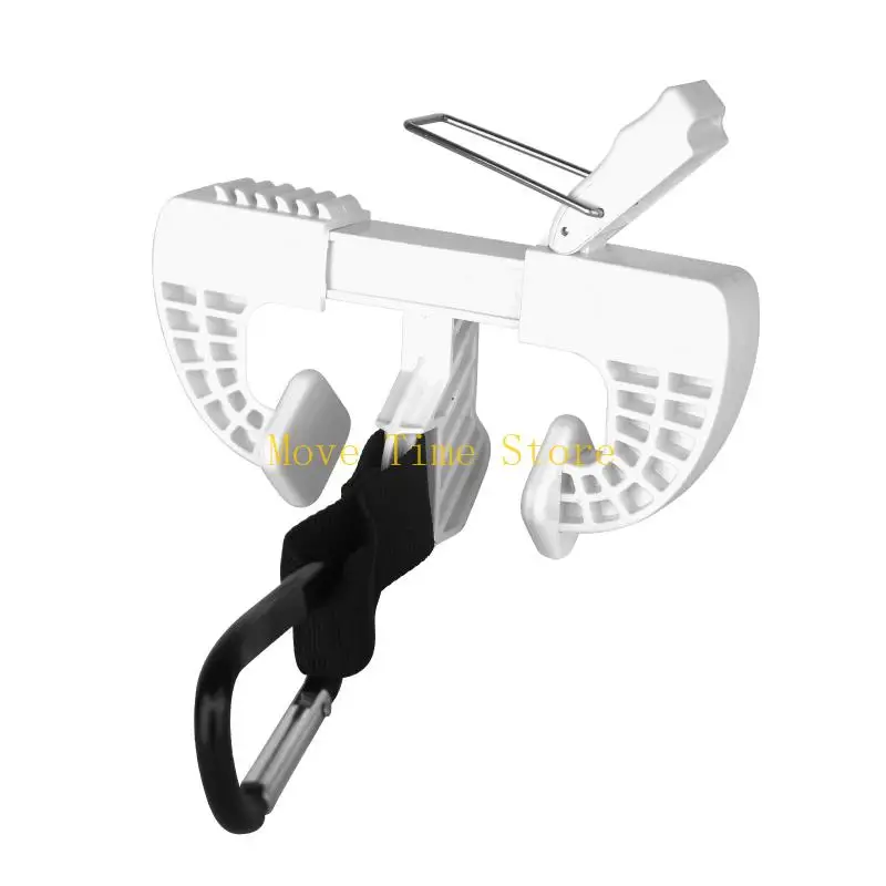 92ME Practical Shoe Keeper Clip With Hook Footwear Clip Shoe Bag Sneaker Holder For Travel Sports And Everyday Use Enduring