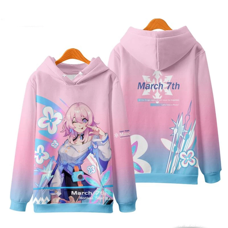

Ролевая игра Honkai: Star Rail, толстовки с 3D принтом, толстовка для мужчин и женщин, спортивный костюм с длинными рукавами, пуловеры, одежда в стиле Харадзюку, аниме