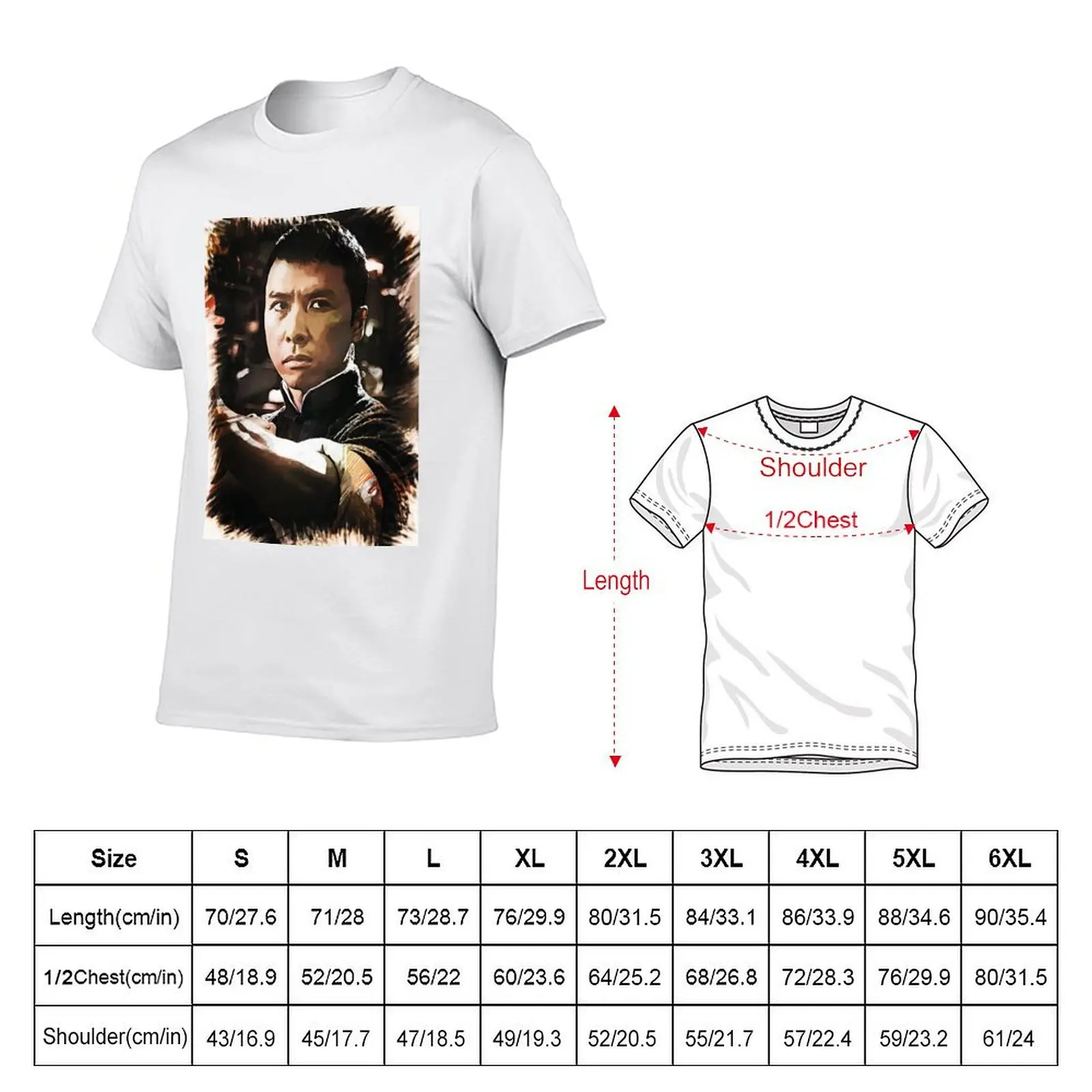 IP MAN - Dennie Yen تي شيرت قطن تي شيرت رجل تي شيرت رجل عادية تي شيرت