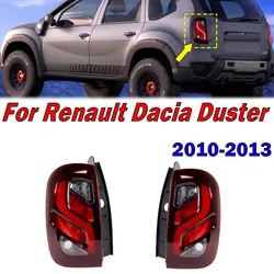 For Renault Dacia Duster 2010 20211 2012 2013 Car Rear Tail Light Signal Lamp Brake Light Auto Taillight Housing Without Bulb