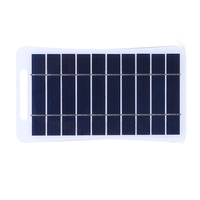 5V 400mA Solar Panel 2W High Power USB Solar Panel Outdoor Waterproof Solar Power Bank Battery Solar Charger for Mobile Phone
