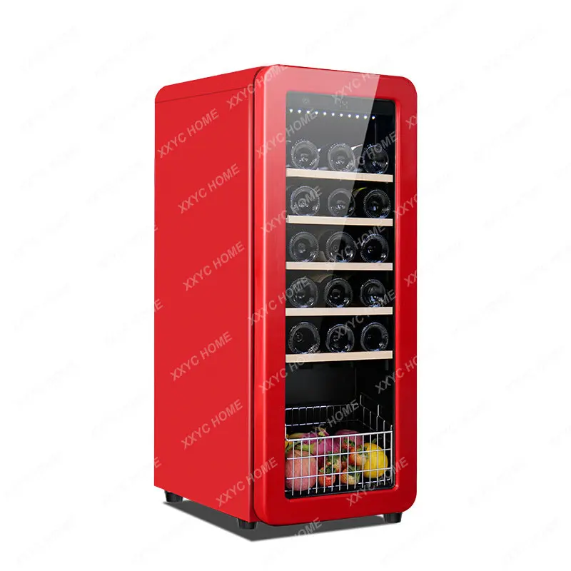 

20 Bottles Wine Cabinet Constant Temperature Wine Cooler Household Small Wine Cabinet Manufacturer Mini Air Cooling Frostless