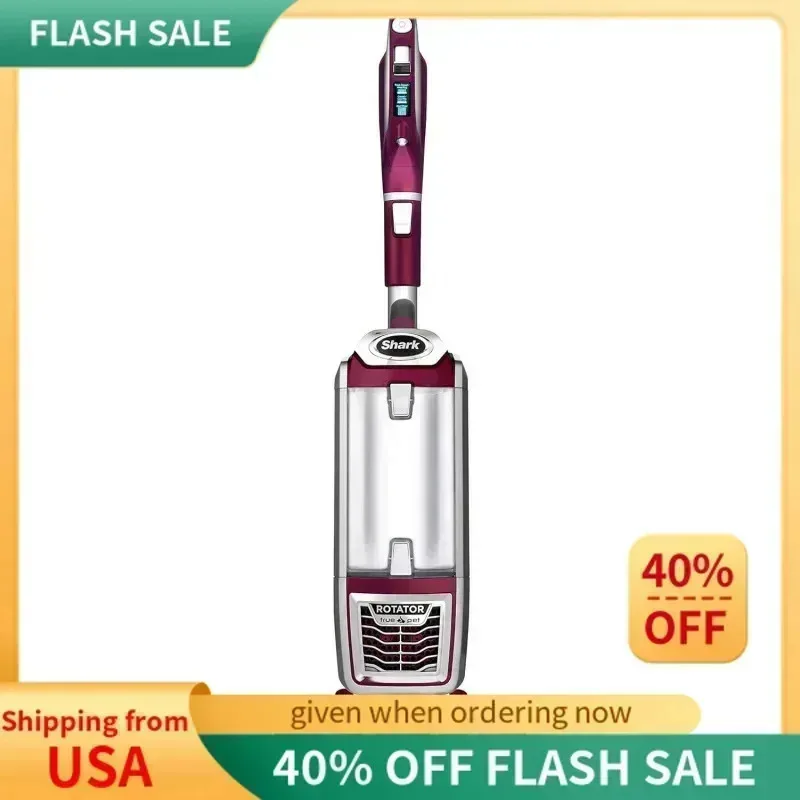 QZA4-Shark NV752 Rotator Powered Lift-Away TruePet Upright Vacuum HEPA Filter,Large Dust Cup Capacity,LED Headlights,Uphols,