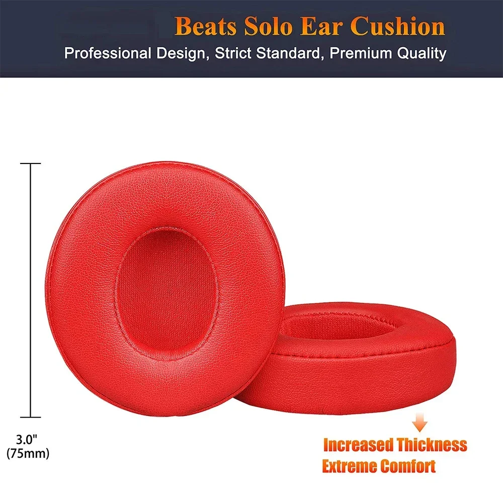 استبدال وسادات الأذن بطانة للأذن وسائد يفشل يغطي إصلاح أجزاء ل يدق بواسطة Dr.Dre سولو 2 3 2.0 3.0 السلكية سماعات لاسلكية