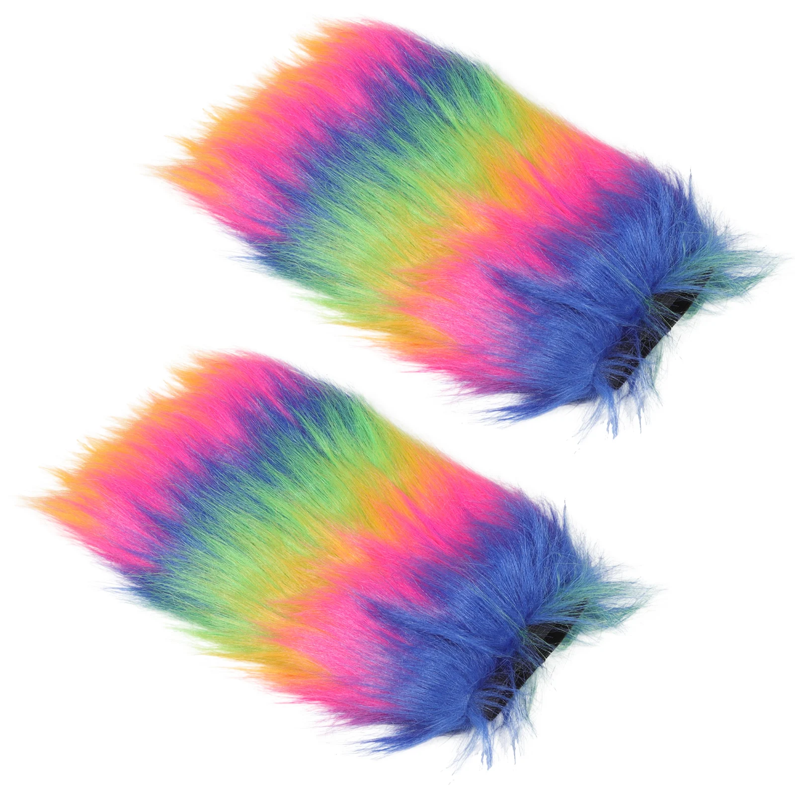 

Leg Sleeves Hairy Legs Cover Carnival Costume Colorful Chemical Fiber Women Long Lasting Durable Bright Heat Preservation