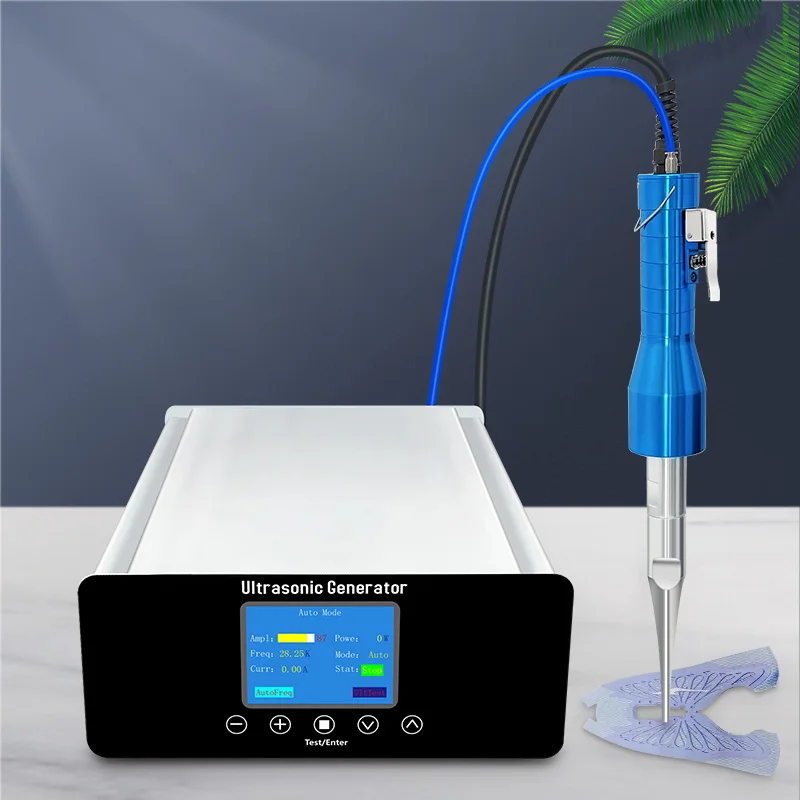 Car Door Panel Plastic Non-woven Fabric 28khz Ultrasonic Plastic Welding Machine Handheld Ultrasonic Spot Welder