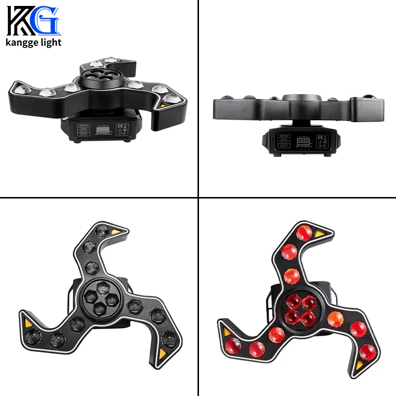 New Design RGBW Disco Moving Head Beam Light Led 4in1 120W Rotating Strobe Lamp DJ Party DMX512 Beam Light for Club Stage Bar