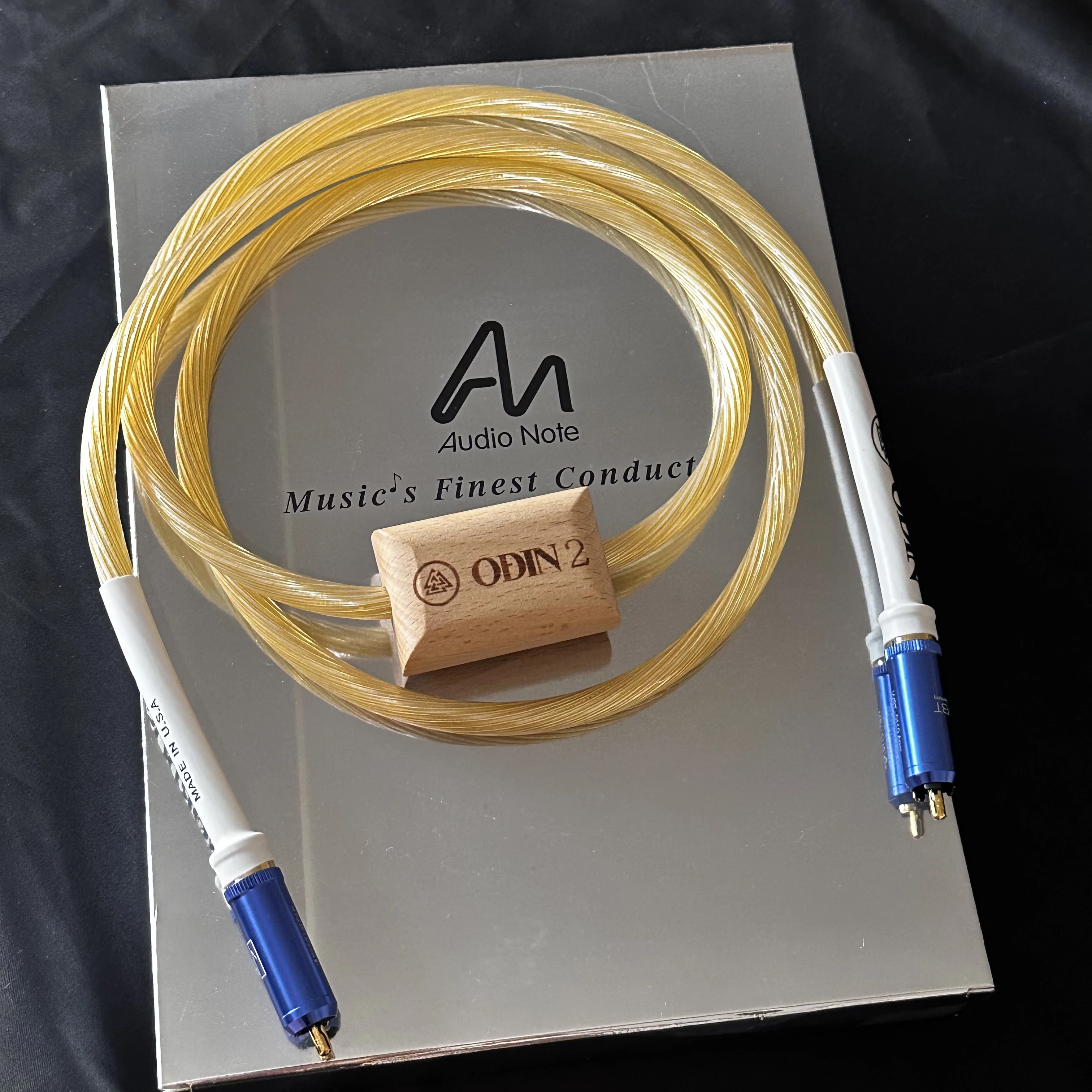 1 pcs Top quality brand new Hi-End Nordost ODIN 2 Gold Cable Audiophile 75 Ohm RCA Digital Coaxial Cable HiFi AES/EBU line