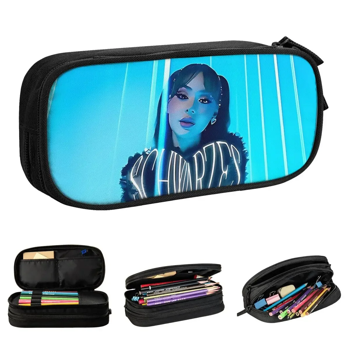 

Классический пенал Ayliva In Liebe Tour, пеналы, коробка для ручек для студентов, сумки большой емкости, школьные канцелярские принадлежности на молнии