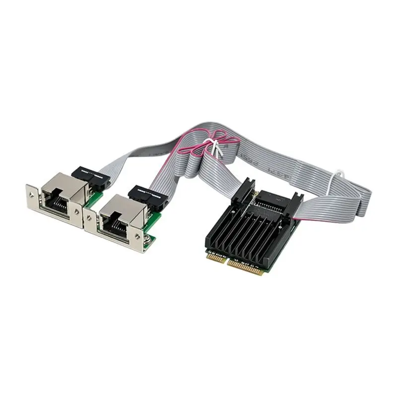 

Гигабитный серверный адаптер Ethernet с двумя портами RJ45, гигабитный сетевой адаптер NIC 10/100/1000 Мбит/с для ПК-ABIU