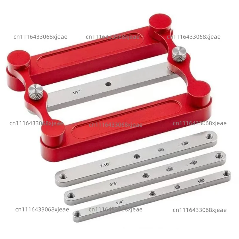 Center Gauge Woodworking Straight Hole Positioner Log Tongue Log Pin Stick Punch Tool