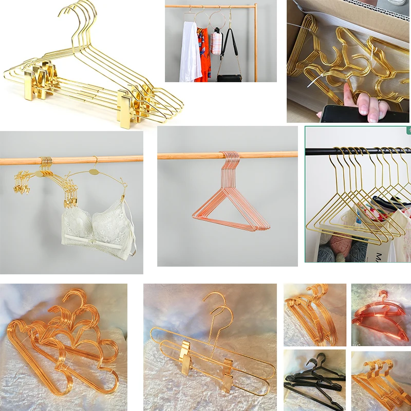 2/3/5pcs/Lot  Anti Slip Seamless Space Saving Clothes Hanger Clothing Drying Wardrobe Storage Hanging Rack Coat Pants Hanger