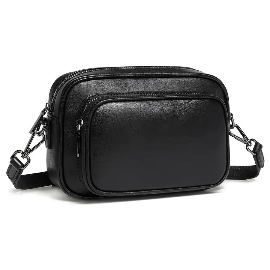 

Leather Crossbody Bags for Women Small Purses and Handbags Vintage Ladies Shoulder Satchel Bag 2 styles straps