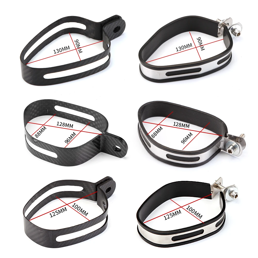 

Кольцо-фиксатор для мотоциклетного выхлопа, зажим для глушителя, крепежный зажим, модифицированное фиксирующее кольцо, кольцо-фиксатор из углеродного волокна, зажим из нержавеющей стали