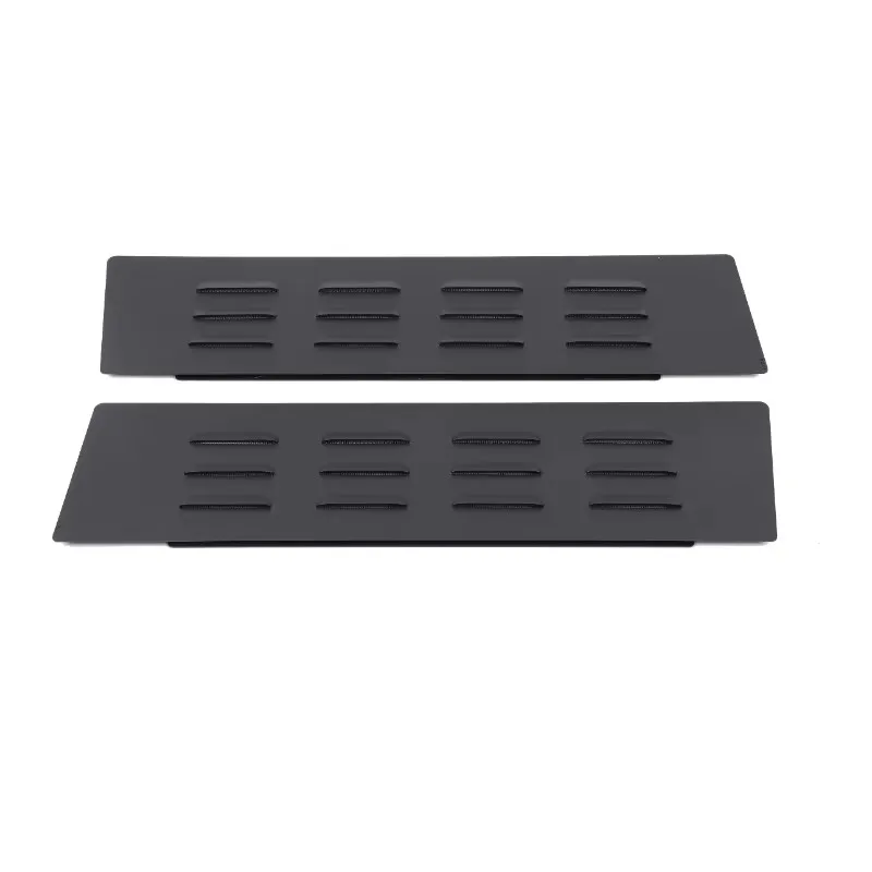 For Toyota Land Cruiser LC200 J200 2008-2021 aluminum alloy black car rear door vent ventilation louver panel car accessories
