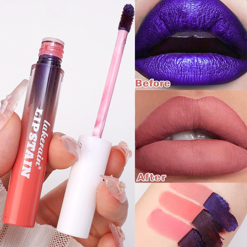 New Matte Peel Off Lip Stain 3 colori Long Lasting Waterproof Tear Off Pink Red Nude Lip Gloss idratante Natural Lips Makeup