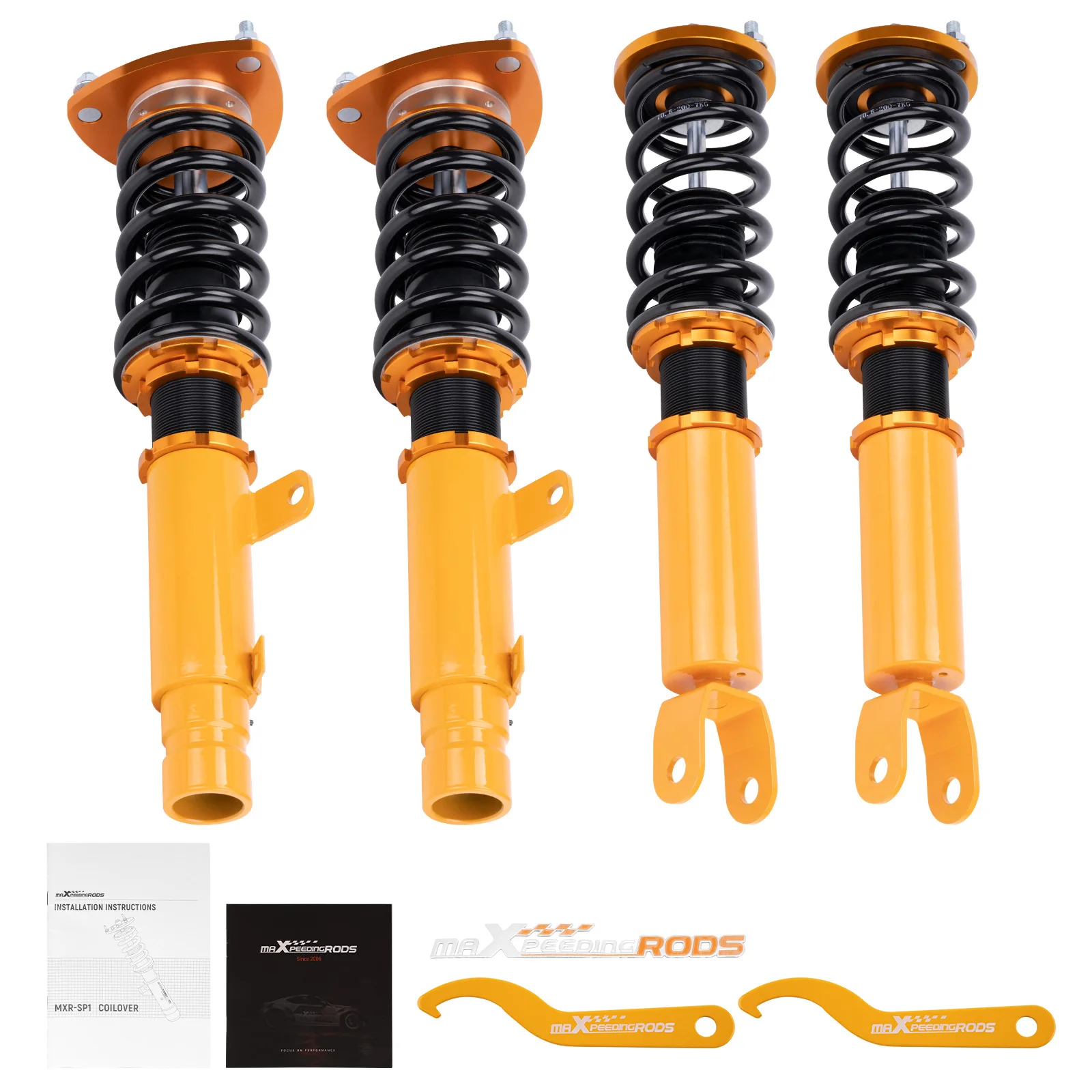 MaXpeedingrods Coilover Shocks & Springs Lowering Kit For HONDA ACCORD 2013-2017 Adjustable Height Coilovers Shock Absorbers