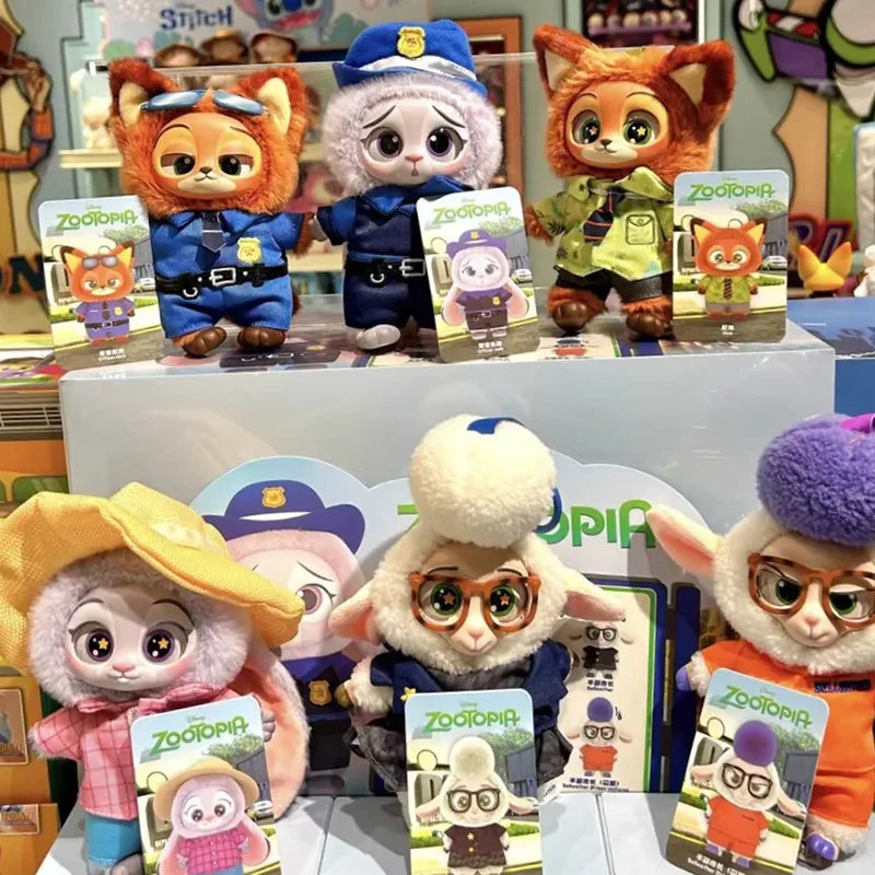 

Зверополис слепая коробка брелки плюшевые подвески фигурки аниме мультфильмы периферийные устройства подвески детские игрушки подарки миниатюрные куклы