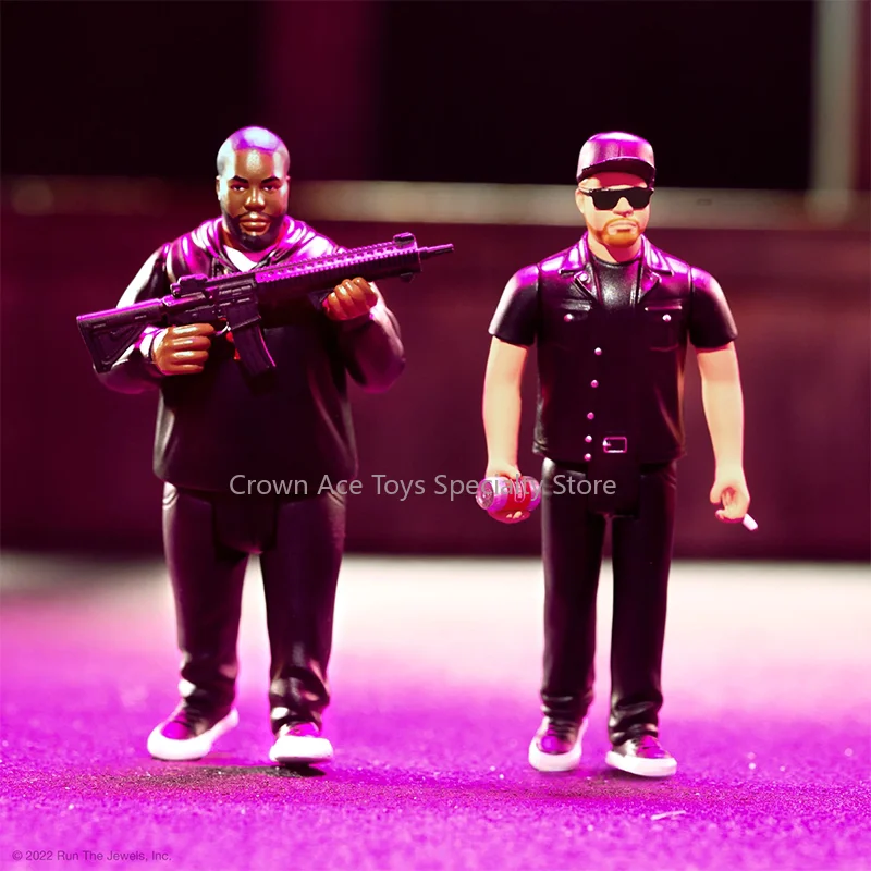 In Stock Super7 HIP HOP Band Run The Jewels Third Bass BOBBY DIGITAL Action Figure Trendy Collectibles Toys Gifts Desktop Model