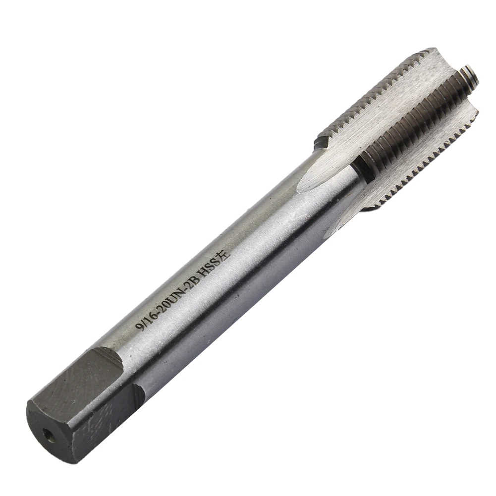 2pcs 9/16-20 For Tpi HSS Right Left Hand Thread Tap Set For Bicycle Crank Repair And Unified Standard Threading Tool