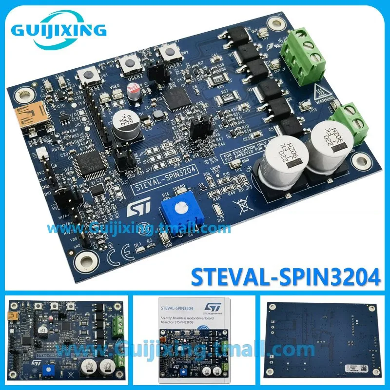 

STEVAL-SPIN3204 STSPIN32F0B BLDC контроллер 6-ступенчатый бесщеточный двигатель, оценочная плата