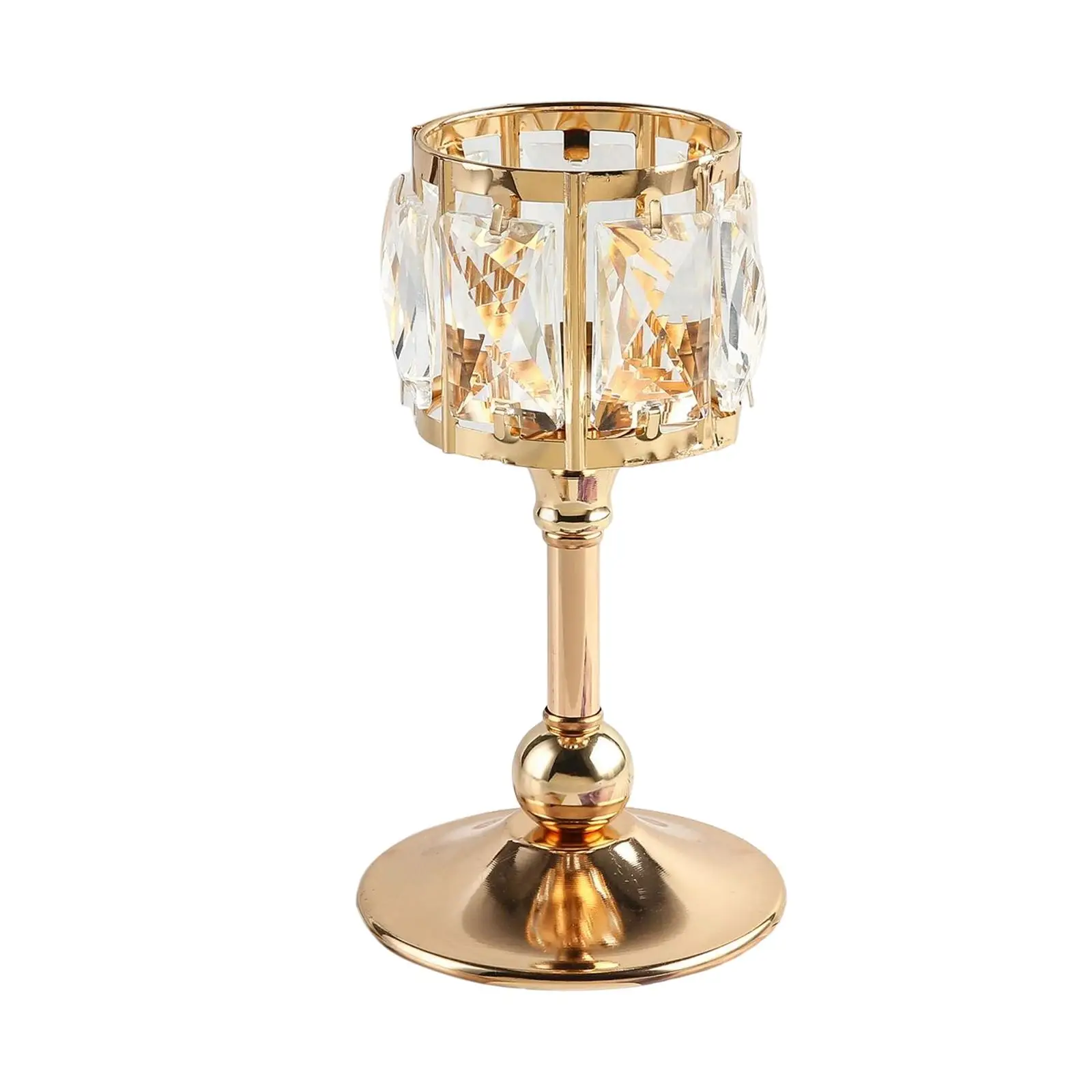 Mosaic Crystal Candle Holder for Table Centerpiece Anniversary Wedding