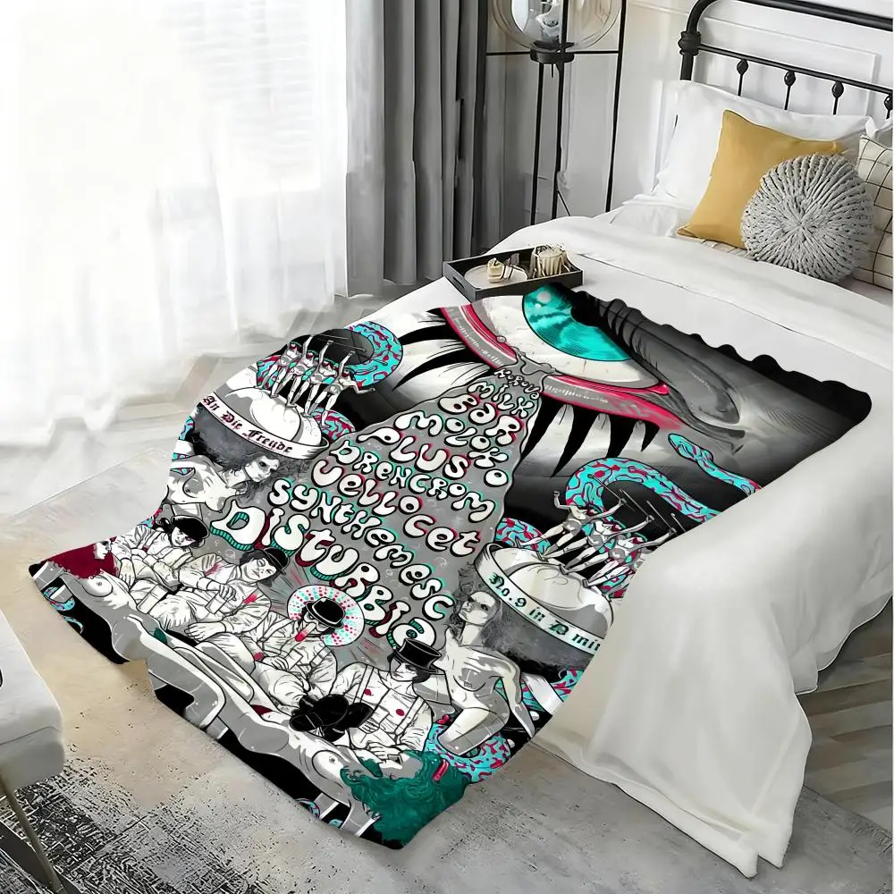 A Clockwork Orange Movie Throw Thick Flannel Blanket Lightweight Warm Cozy Skin-Friendly Throw for Sofa Bed Office Winter Use