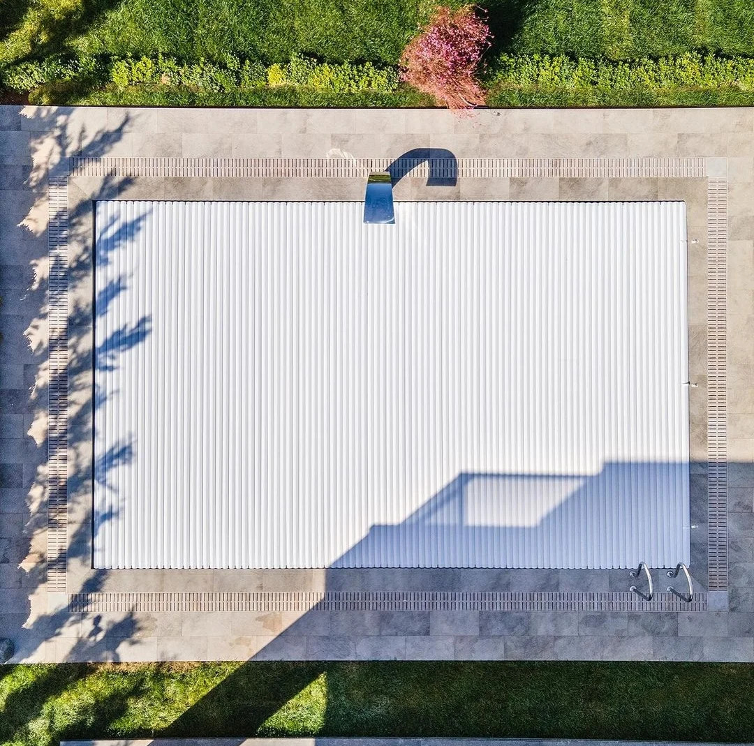 

Outdoor Waterproof PC Auto-Swimming Pool Safety Coverpromote sales