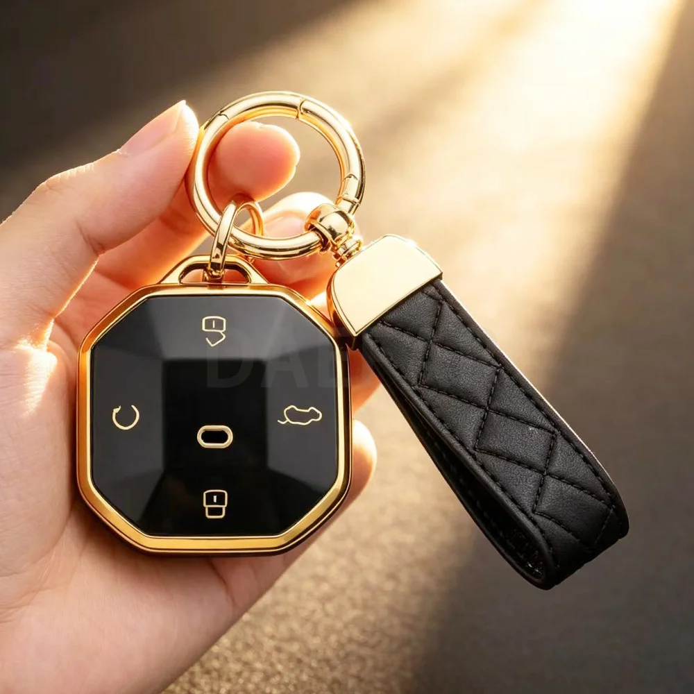 TPU Car Key Cover for Jetour Traveller T1 T2 2025+ 2026 Freedom Freer Remote Case Shell Holder Fob Keychain Accessories