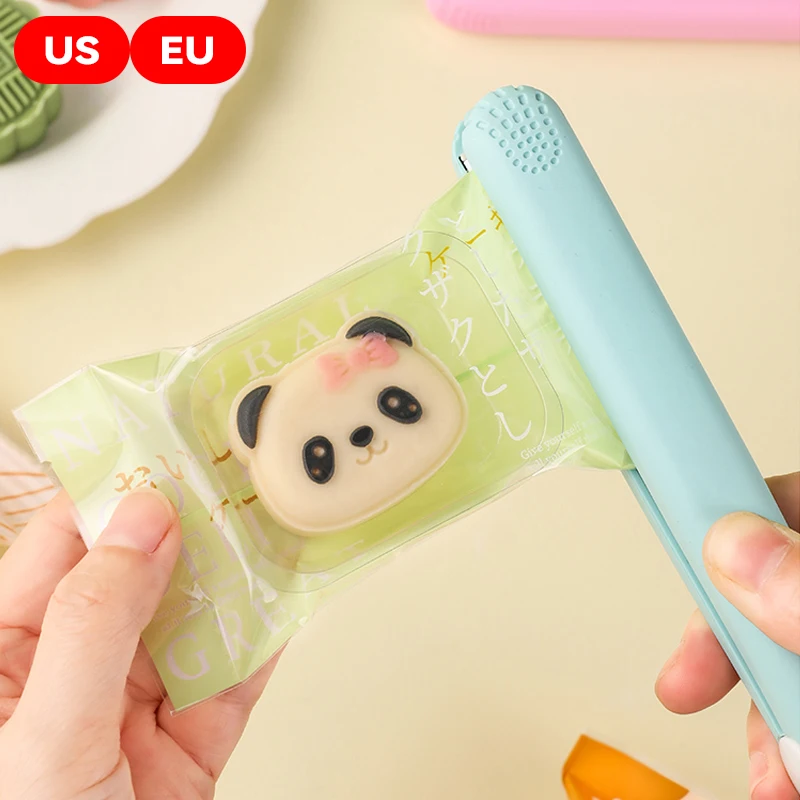 

Mini Portable Heat Sealing Machine Food Vacuum Sealer Seal Packing Plastic Impulse Sealer Household Bag Clips Handheld